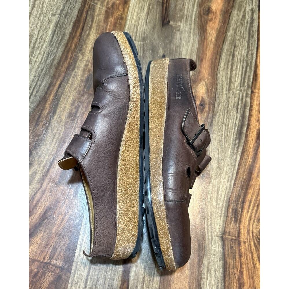 Haflinger Fisherman Womens Size 39-8 Brown Leather Clog Shoes - Picture 14 of 16